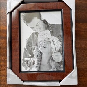Malden Brown Wood Picture Frame